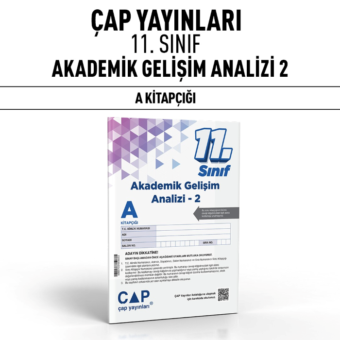 ÇAP 11.SINIF AKADEMİK GELİŞİM ANALİZİ 2-A - 24-25